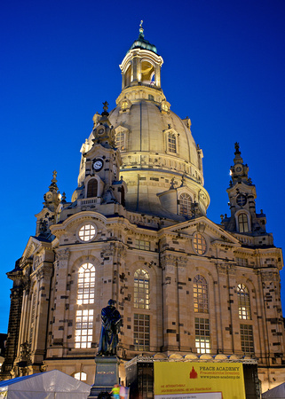 Dresden at Night, Church of Our Lady